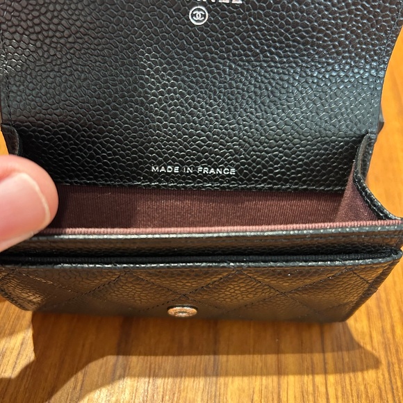 Chanel Classic Cardholder - Black with Silver Hardware - Picture 4 of 5